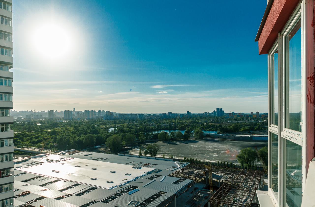 Апартаменты Flatrent Drahomanova 2A Киев Экстерьер фото
