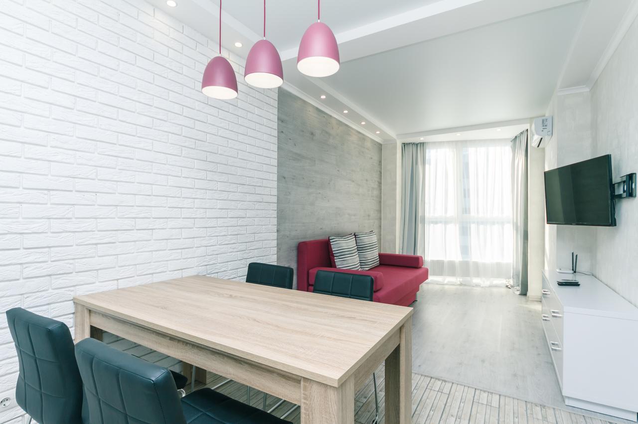 Апартаменты Flatrent Drahomanova 2A Киев Экстерьер фото